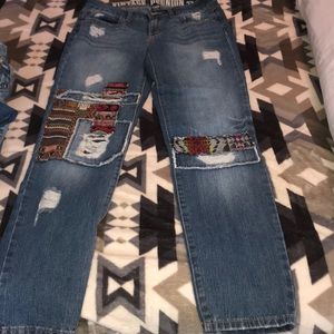 Vintage patch work pants